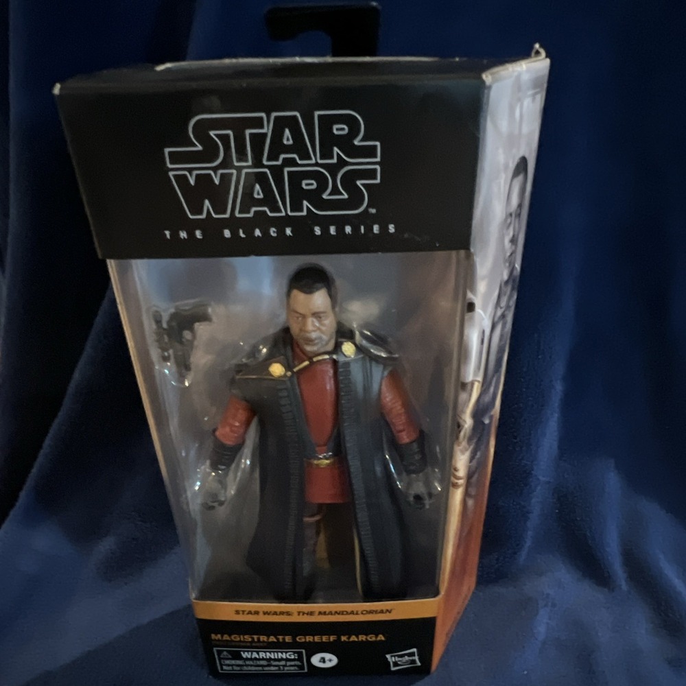 Hasbro Star Wars Black Series Magistrate Greef Karga 6 Inch Figure Good NIB